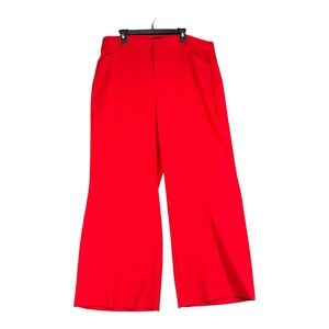 Torrid 20R Red Pants Office Career Plus Colorful